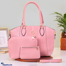 PREMIUM TRIO SHOULDER HANDBAG 3PCS SET - PINK Buy Fashion | Handbags | Shoes | Wallets and More at Kapruka Online for specialGifts