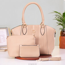 PREMIUM TRIO SHOULDER HANDBAG 3PCS SET - BEIGE Buy Fashion | Handbags | Shoes | Wallets and More at Kapruka Online for specialGifts