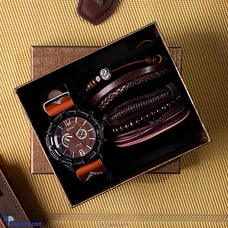 New Gents Brown Leather Belt Brown Dial Watch Collection  Online for none