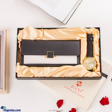 Ladies Gift Set With Wallet - Black Buy Fashion | Handbags | Shoes | Wallets and More at Kapruka Online for specialGifts