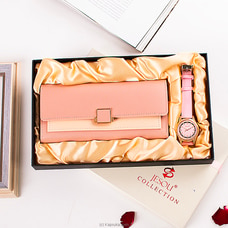 Ladies Gift Set With Wallet - Pink Buy Fashion | Handbags | Shoes | Wallets and More at Kapruka Online for specialGifts