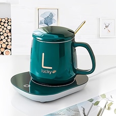 Lucky Coffee Mug with Warmer in a presentation box - Green Buy Household Gift Items Online for specialGifts