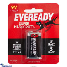 Eveready EV_9V BLACK BP1 (MJ) Battery  Online for none