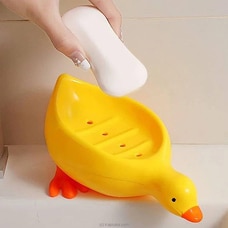 1pc Cute Soap Dish With Drainage, Household Portable Yellow Duck Soap Holder For Bathroom Buy New Additions Online for specialGifts