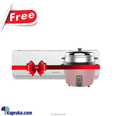 FREE Sharp 1.8L 2 in 1 Non-Stick Rice Cooker with SHARP 12000 BTU Energy Efficient Air Conditioner - AH-A12ZTEP   Within 3M Free installation - 3 serv Buy SHARP Online for specialGifts