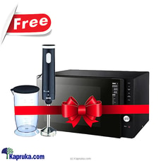 FREE Solstar Hand Blender 200W Stainless Steel with Sharp 28L Microwave Oven and Convection - Grill R-28CNS(K) Buy SHARP Online for specialGifts