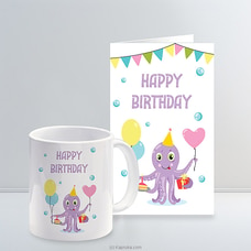 Octopus Happy Birthday Greeting Card and Mug Buy Greeting Cards Online for specialGifts