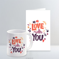 Love With You Greeting Card And Mug  Online for none