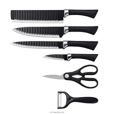 Professional Stainless Steel, 6 Pieces Scissor Vegetable Fruit Peeler Sharp Stainless Steel Kitchen Knives Set Non-stick Coating Knife Set Buy New Additions Online for specialGifts