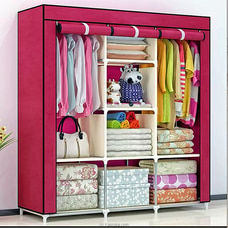 High Quality 3 Door Portable DIY Folding Wardrobe Cupboard Storage Buy New Additions Online for specialGifts