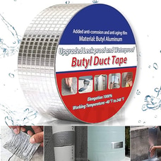 Butyl Duct Tape Waterproof Aluminum 2Inch x16Ft Self Adhesive Thick Repair Tape for Roof Leaks, Window sill Gaps, Pipe Breaks 5cm*5m Buy Household Gift Items Online for specialGifts