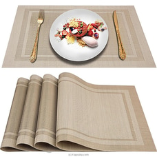 European Style Placemat PVC Home Hotel Waterproof Table Anti-sca  Online for none