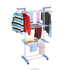 Six Layer Clothes Rack Hanger With Wheels For Indoor Outdoor Clo  Online for none