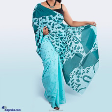 Handcrafted Blue Batik Saree  Online for none