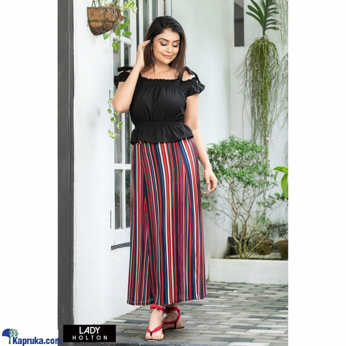Lady Holton | Orange skirt maxi-SSK01 Online price in Sri Lanka | Lady ...