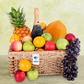 Fresh Fruit And Wine Basket
