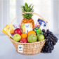Classic Fresh Fruits With Healthy Essentials Fruit Basket