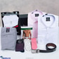 London Bold Gift Set- Two Shirts- Trouser- Belt- Vest- Two Ties- Socks,brief