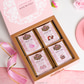 Basilur Pink Tea Gift Box - Flavoured Green Tea - Foil Paper Enveloped Tea Bags - Pink Tea Assorted - 72251- 00