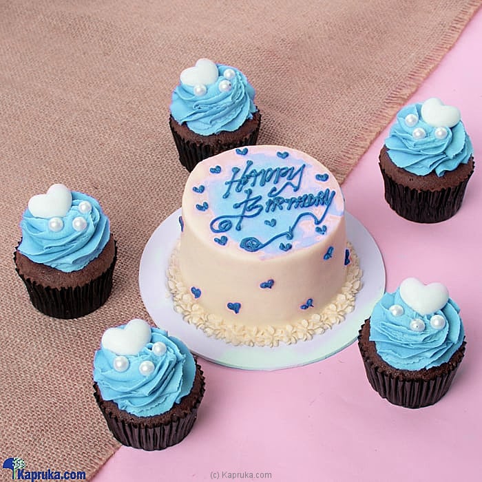 Mr. White's Blue Crystal Cupcakes