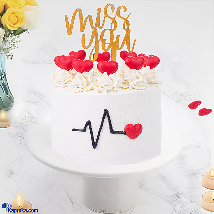 Heartbeat Cake for Boyfriend & Girlfriend | YummyCake