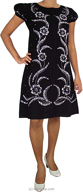 Batik Cotton Dress 6 batik00122 from Sri Lanka at Kapruka