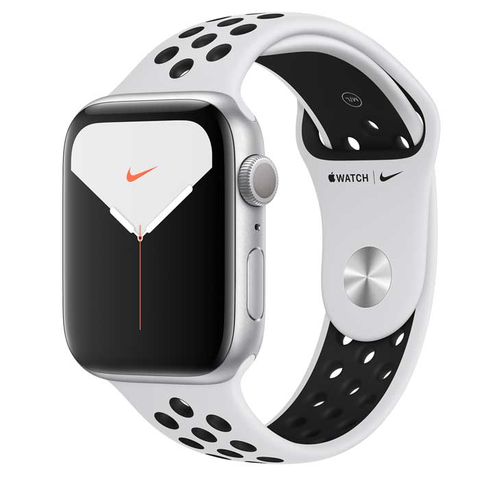 Apple | Apple IWatch Series 5 - 44mm Silver Aluminum GPS Nike Sport ...