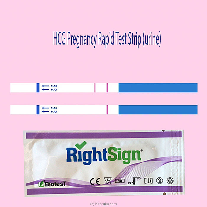 Get HCG Pregnancy Rapid Test Strip Online Price in Sri Lanka