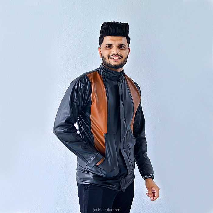 Send Unisex Riding Leather Jacket B Price in Sri Lanka